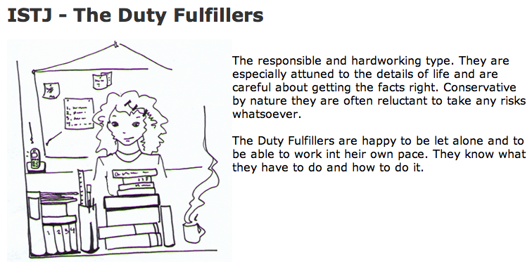 ISTJ - The Duty Fulfillers