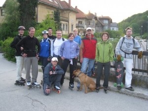 Ljubljana Nightskate group photo